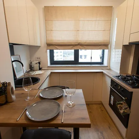 Quiet Modern 1-bedroom In Ivory Pipera Apartment