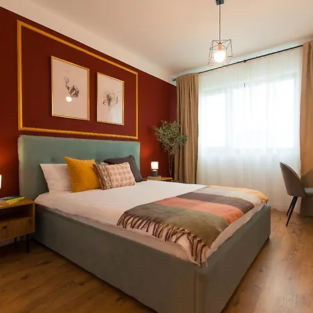 Daire Quiet Modern 1-bedroom In Ivory Pipera Bükreş